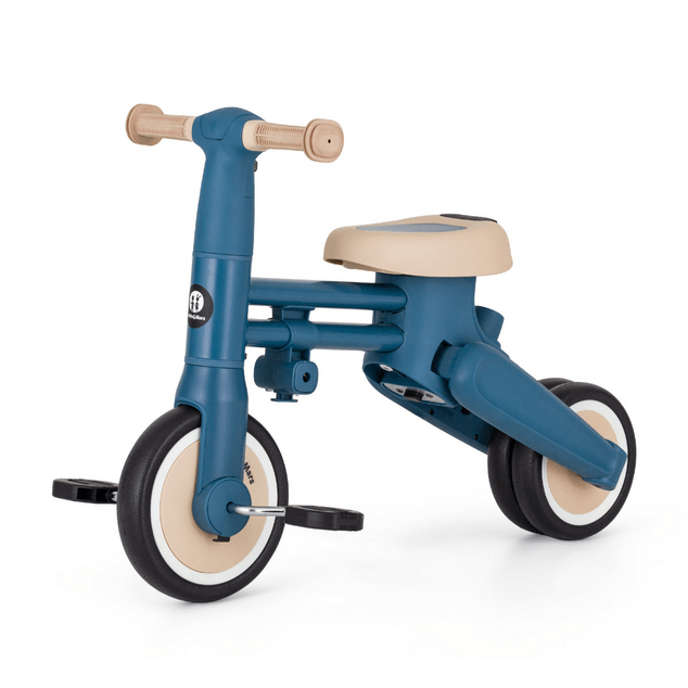 PETITE&amp;MARS Tricycle multifonction 4 en 1 Drift Ocean Blue
