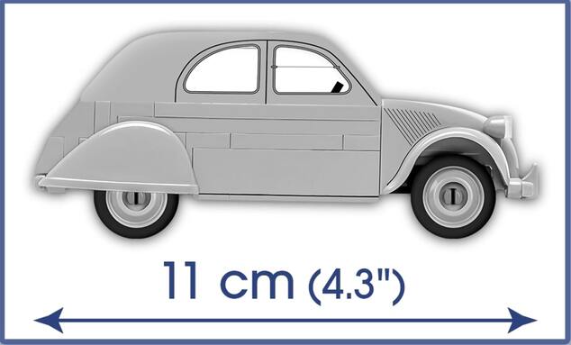 Cobi 24510 Citroen 2CV typ A z roku 1949