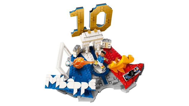 LEGO® Editions 43013 Kylian Mbappé – Hviezdne momenty futbalu