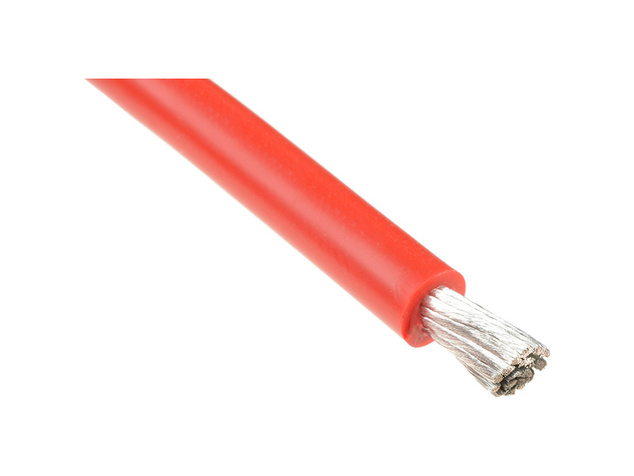 Kábel so silikónovou izoláciou Powerflex 10AWG červený (1m)