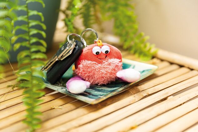 NICI Schlüsselanhänger Krabbe Seabelle 8cm GRÜN