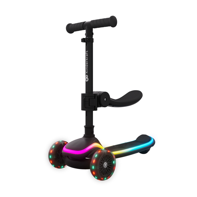 KINDERKRAFT Romobil i guralica 2u1 Raket Up Black