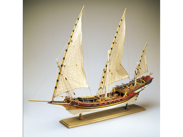 AMATI Sciabecco pirátska loď 1753 1:60 kit