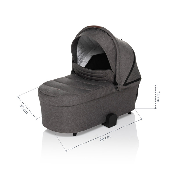 Set kočík Move Cross 2 + korba XL + adaptér, All Black