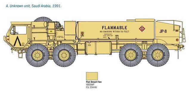 Model Kit military 6554 - M978 Fuel Servicing Truck (1:35)