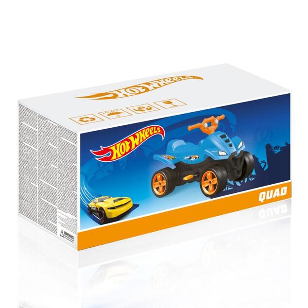 Dolu Detská šliapacia štvorkolka modrá Hot Wheels