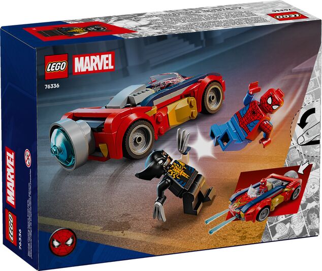 LEGO® Marvel 76336 Spider-Man und Auto vs. venomisierter Wolverine