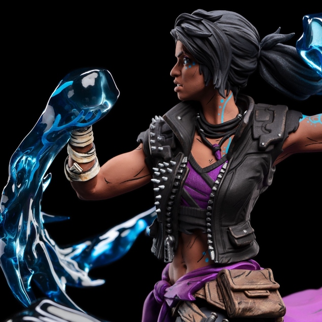 Weta Workshop Borderlands 3 Figura - Amara, 21,5 cm