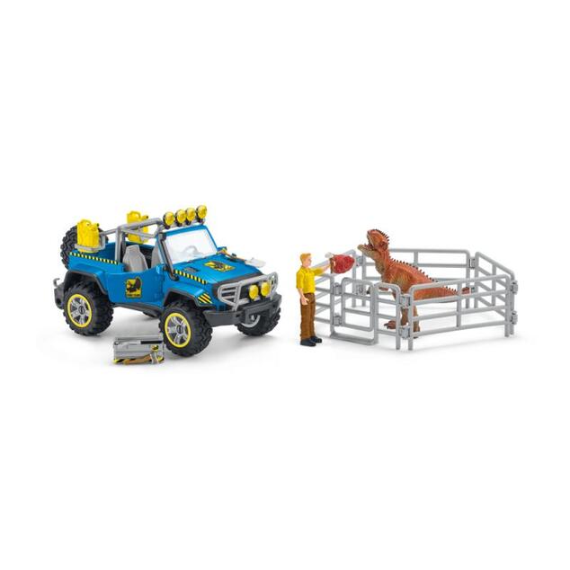 Schleich Terénne auto s vonkajším výbehom pre dinosaura