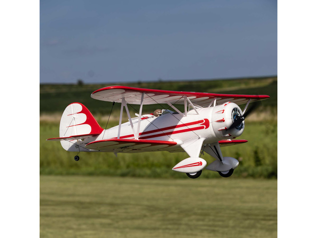 E-flite Waco 0.55m SAFE Select BNF Basic biele