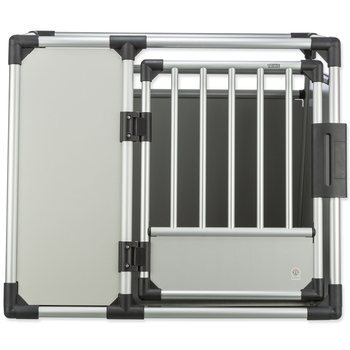 Prepravka hliník L–XL 94×75×88cm strieborno-šedá
