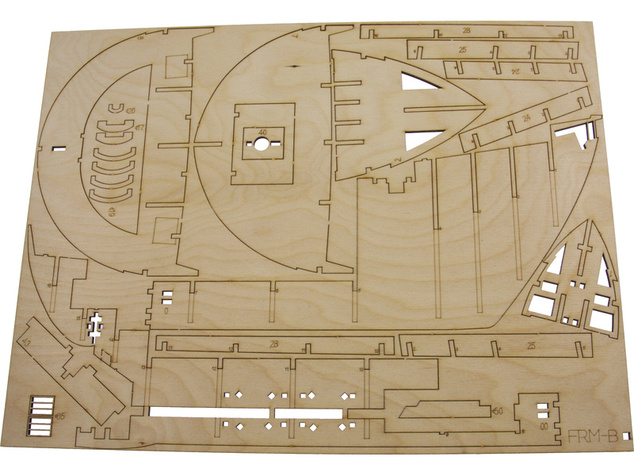 Modell-Tec Fram I. výskumná polárna loď 1:50 kit