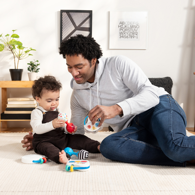 BABY EINSTEIN Zvečka igračka Shake &amp; Groove™ 2 kom, 3m+