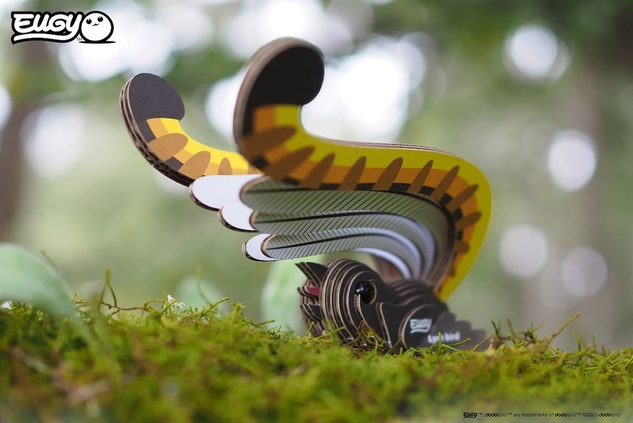 EUGY Lyrurus 3D puzzle di cartone