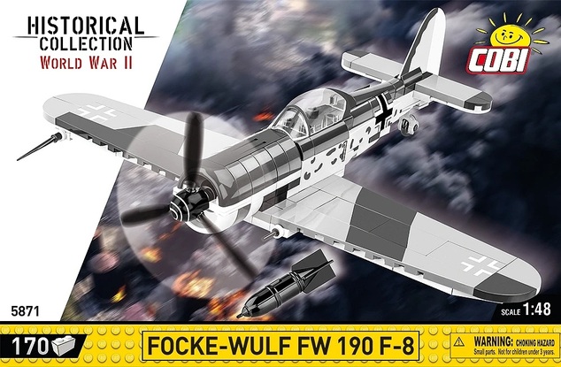 Cobi II WW Focke-Wulf Fw 190 F-8, 1:48, 170 k