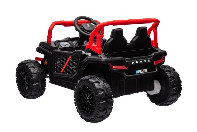 Elektrické autíčko UTV Small 12V, čierne, Pohon zadných kolies, 12V batéria