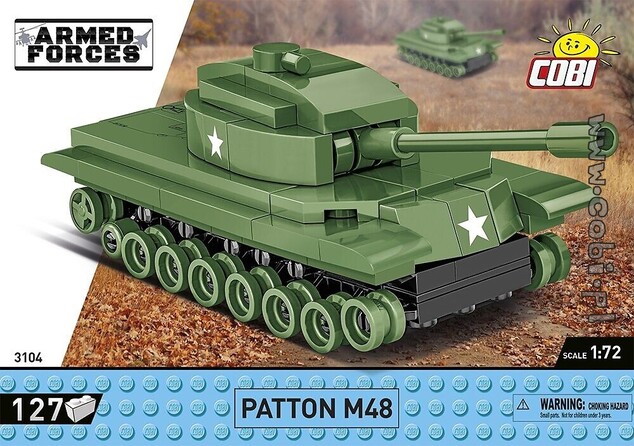 Cobi M48 Patton, 1:72, 127 k