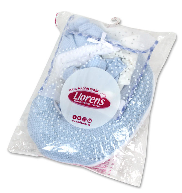 Llorens VRN738-74051 oblečenie pre bábiku bábätko NEW BORN veľkosti 40-42 cm