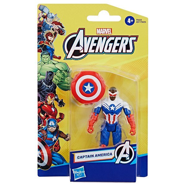 Habsbro - Avengers Figurine Captain America 10cm avec accessoires