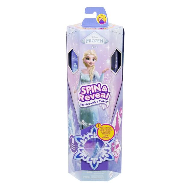 Frozen Spin and reveal bábika Elsa