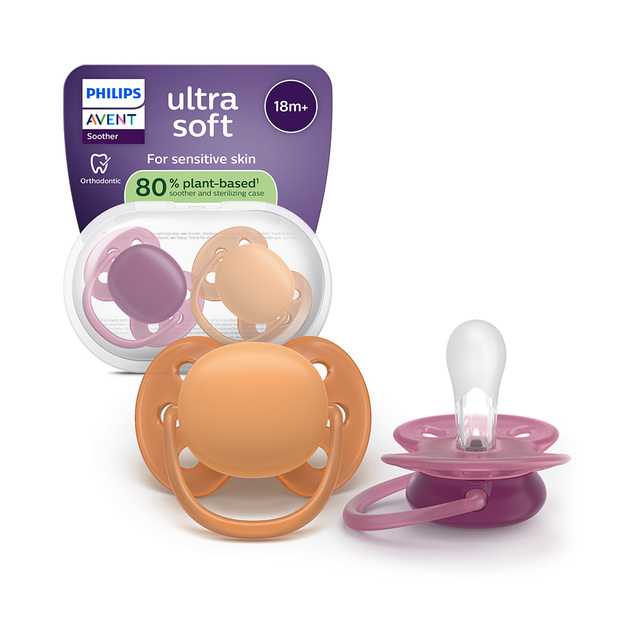Philips AVENT Schnuller Ultrasoft Premium 18+m Mädchen 2 Stk