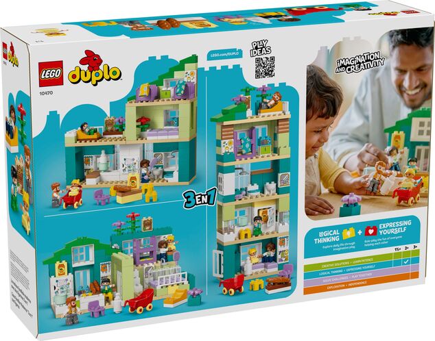LEGO® DUPLO® 10470 Moderný rodinný dom 3 v 1 s figúrkami
