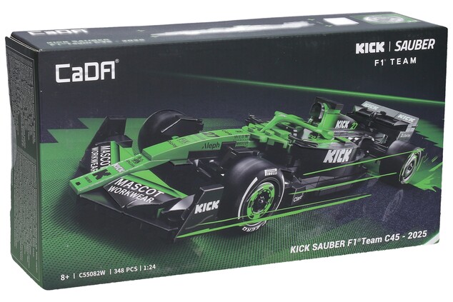 CADA Set di Costruzione Kick Sauber F1 Team 22,5 cm