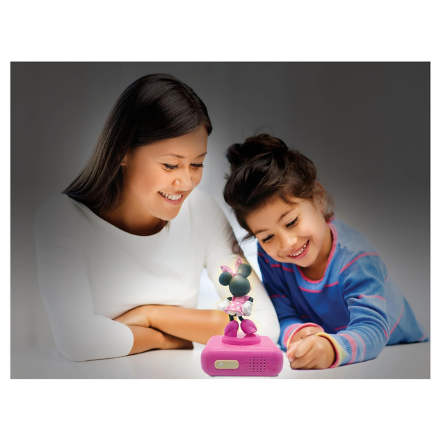 Lexibook Wecker mit 3D-Nachtlicht Minnie Maus