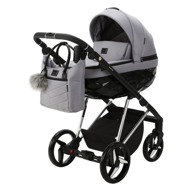 ADAMEX Poussette combinée Quantum Special Edition Grey/Silver