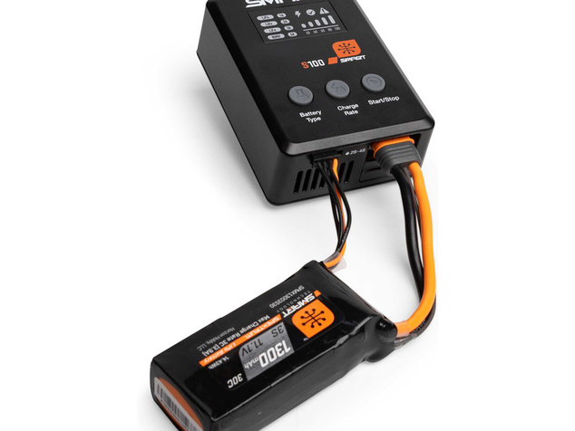 Spektrum Smart Powerstage G2 Car 3S 1300mAh IC2, nabíjač S100, zdroj 65W