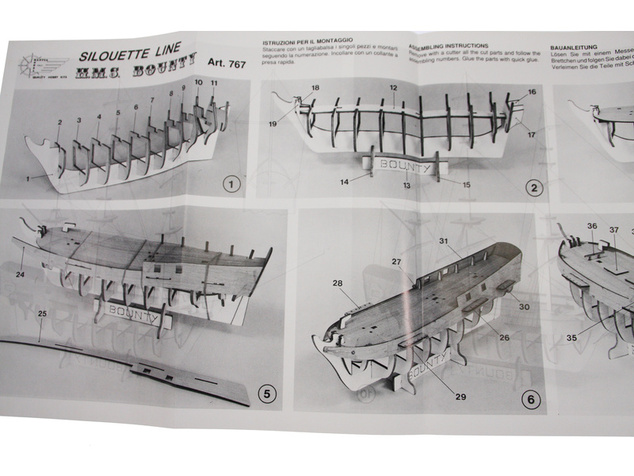Mantua Model HMS Bounty Le Piccole 1:120 kit