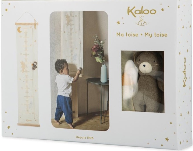 Kaloo Závesný meter pre deti s lezúcim mackom Home