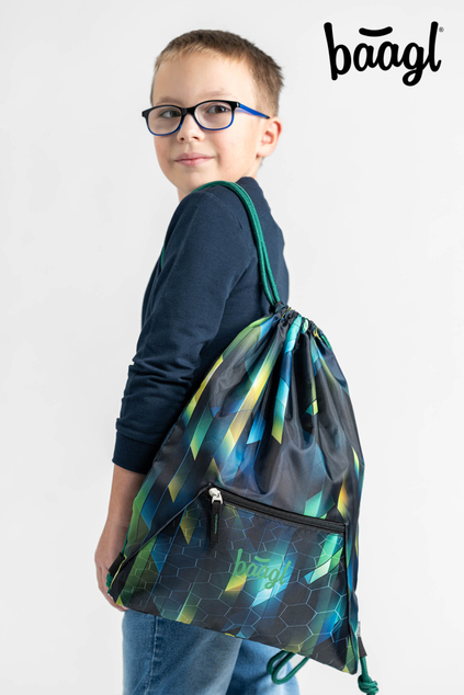 BAAGL Tasche mit Reißverschlussfach Fußballspieler