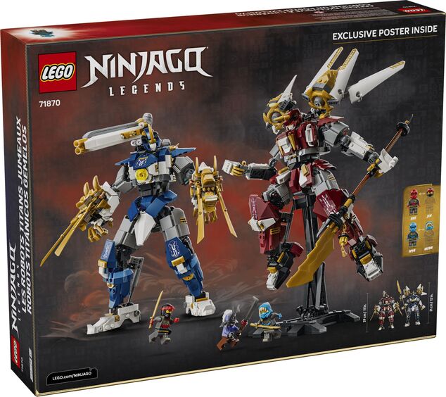 LEGO® NINJAGO® 71870 Dvojica titánskych robotov