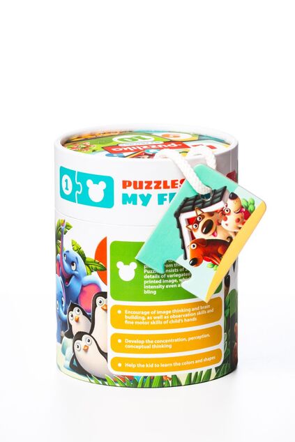 Puzzlika 13005 Priatelia - náučné puzzle 20 dielikov