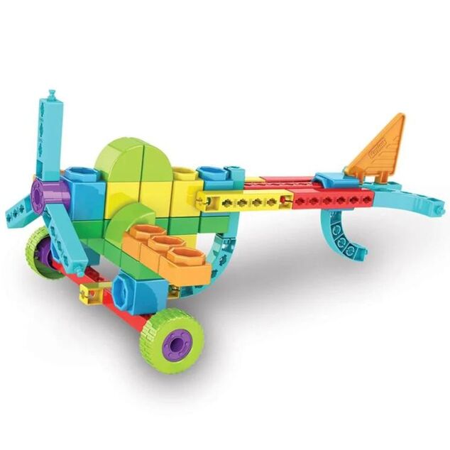 Engino QBOIDZ farmársky traktor s 10 bonusovými modelmi