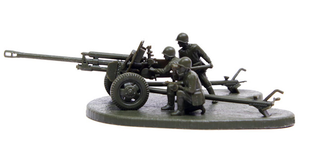 Wargames (WWII) военен 6253 - Съветско 76мм противотанково оръдие ZIS-3 (1:72)