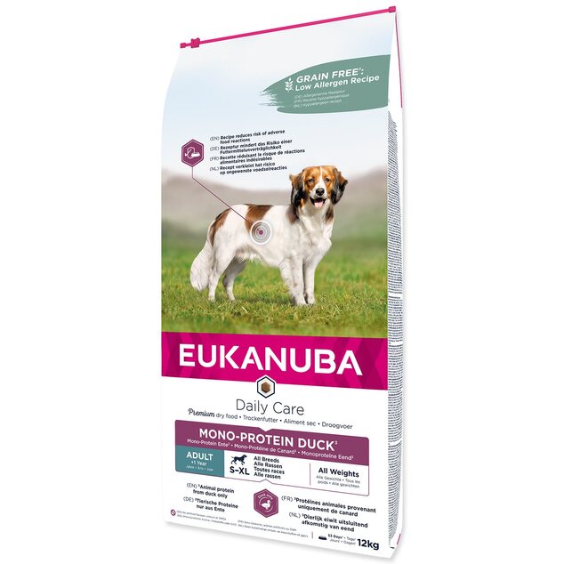 Euk Daily Care Adult Mono Protein Duck 12kg