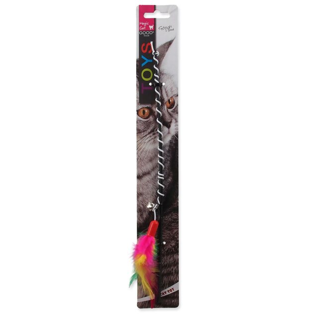 Hračka Magic Cat prút s myškou a chvostom 30cm