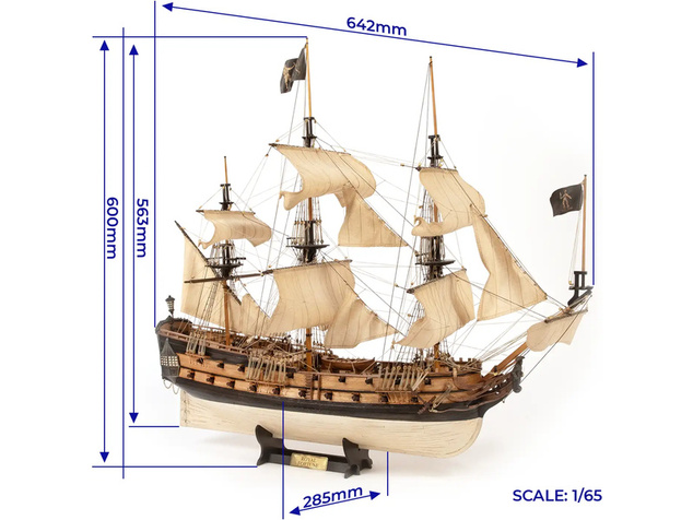 OCCRE Royal Fortune 1719 1:65 komplet