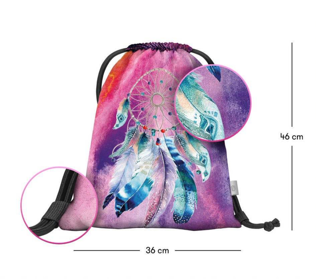 BAAGL SADA 3 Core Materialfänger Rucksack, Waschbeutel, Tasche