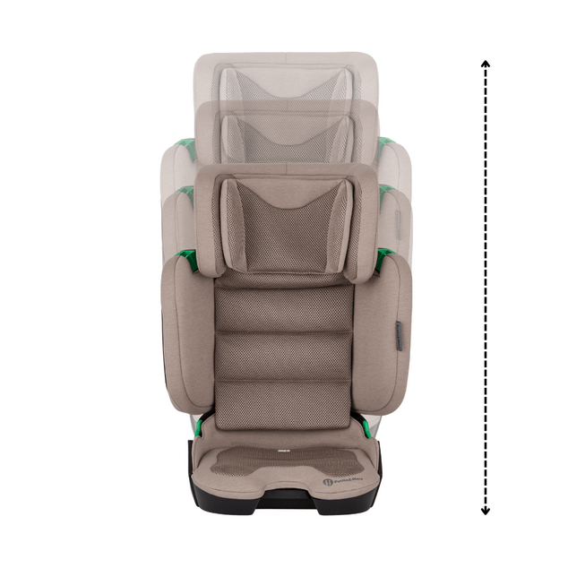 PETITE&amp;MARS Столче за кола Flex Pro i-Size Tan Brown Air 100-150 cm (15-36 kg)