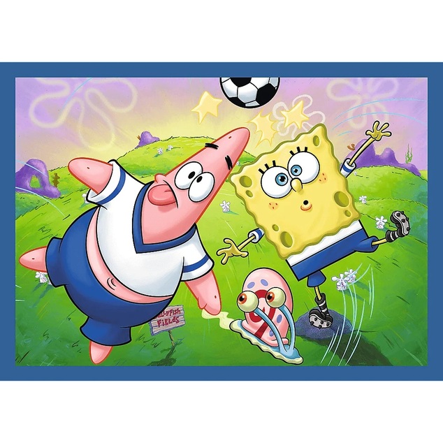 Trefl Puzzle 4v1 SpongeBobs Unterwasserleben
