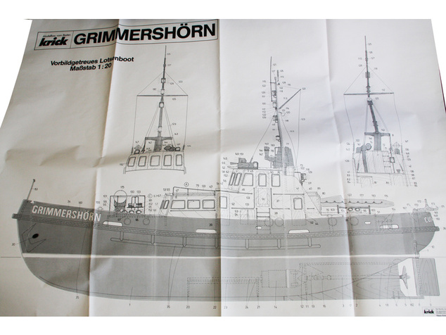 Krick Prístavný remorkér Grimmershörn kit