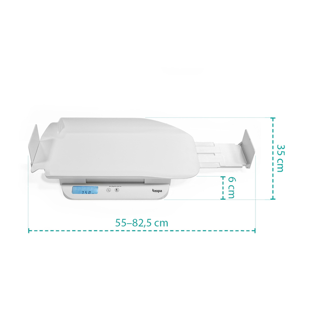 Digitale Babywaage mit Messgerät