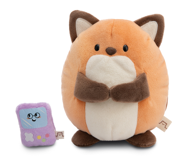 NICI plyš MyMochi Líška Geeks 16cm s videohrou v darčekovom balení
