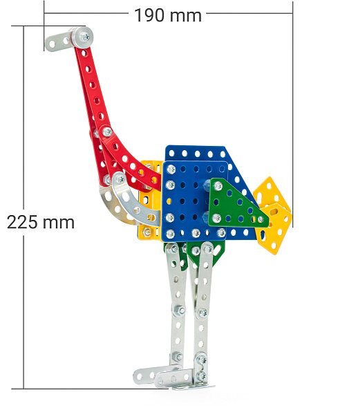 Merkur - ZOO - Pštros, 106 dielikov