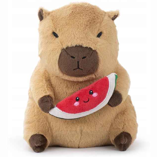 KAWAII Kapibara s dinjom plišana igračka 22 cm