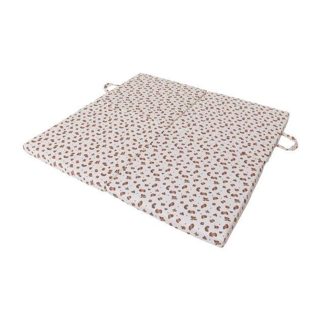 Tappetino da gioco pieghevole imbottito per bambini 3 in 1, Leopardo