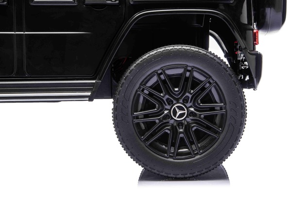 Auto elettrico Mercedes G580 12V, nero, telecomando 2,4 GHz, Bluetooth, USB